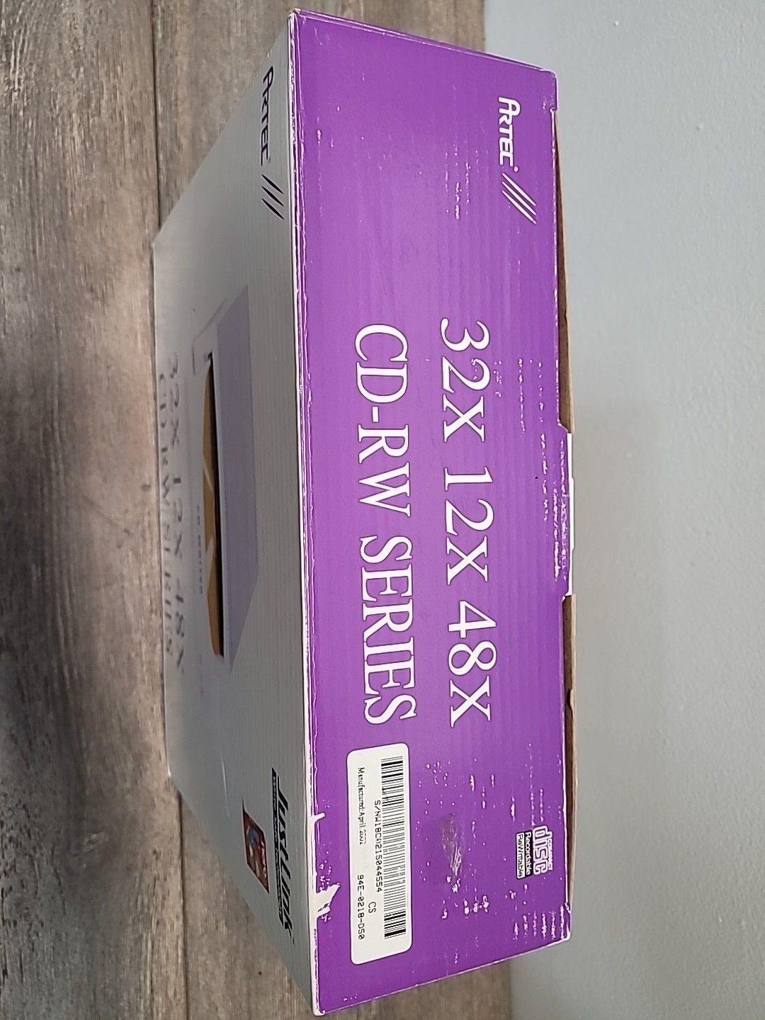 Artec Just Link CD-RW Writer 32x12x48x Power Supply Internal Disc Drive Nero 5.5