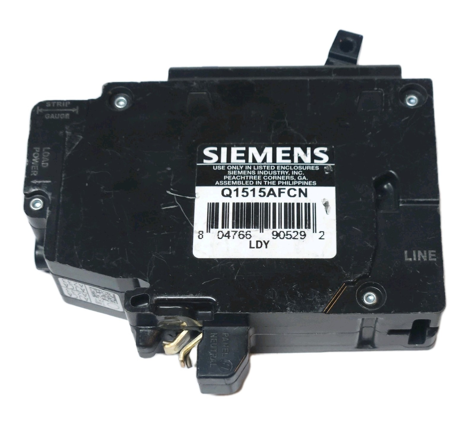 SIEMENS Q1515AFCN Tandem 15 AMP Duplex Type QTAN AFCI ARC Fault Circuit Breaker