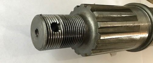 OEM Servis Rhino Output Shaft, fits several Comer LF139 Gearboxes, 00756945