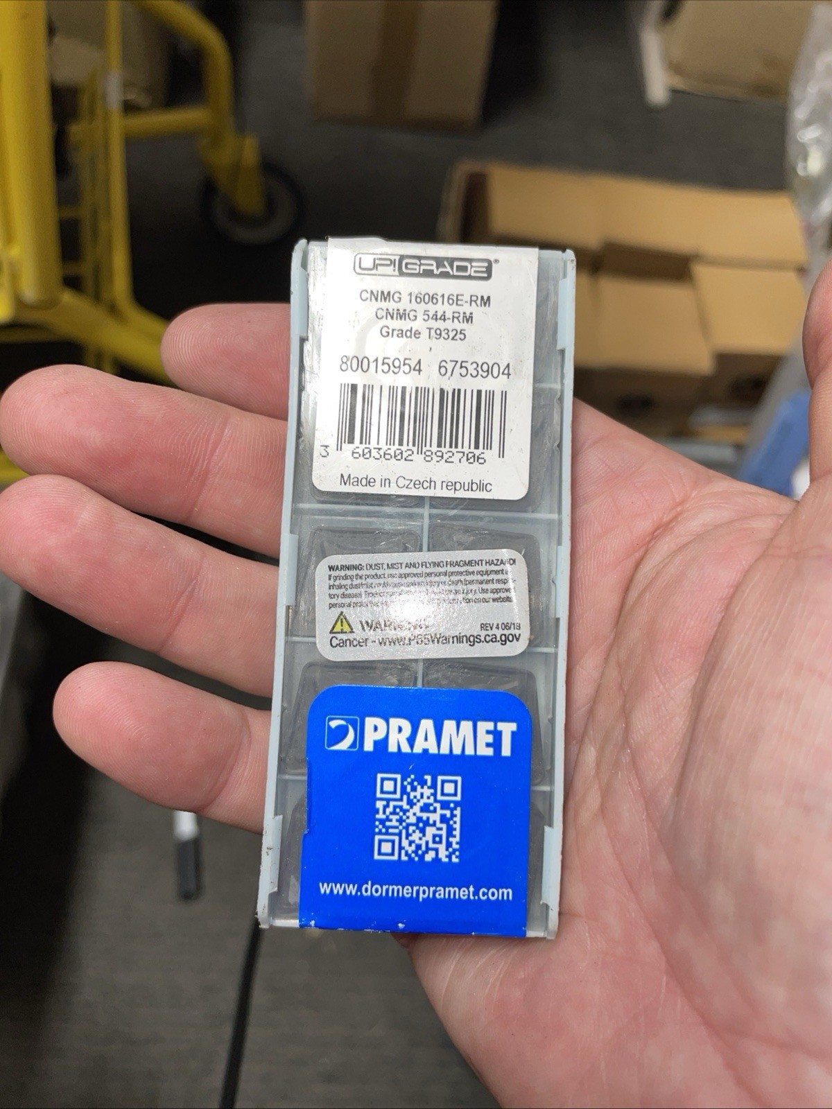 Pramet CNMG160616E-RM Carbide Inserts Wendescheidplatte New NFP Sealed(10pieces)