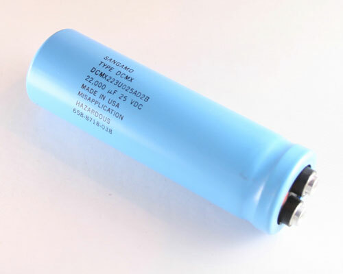 22000uF 25V Large Can Electrolytic Capacitor 22000mfd 25 Volts 25VDC 22,000