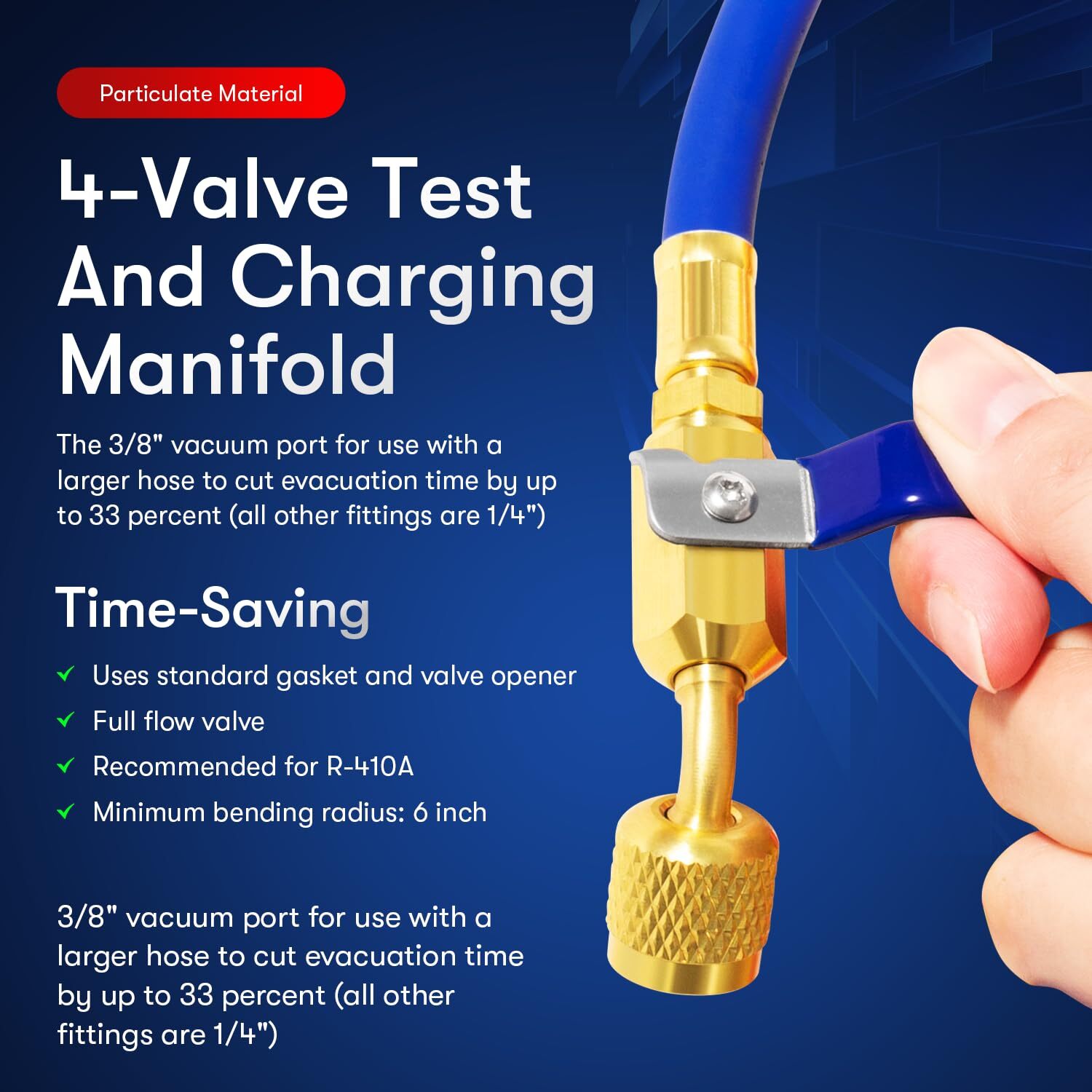 49968 Charging Manifold 4 Valve Test, Yellow Jacket 49968 Charging Manifold
