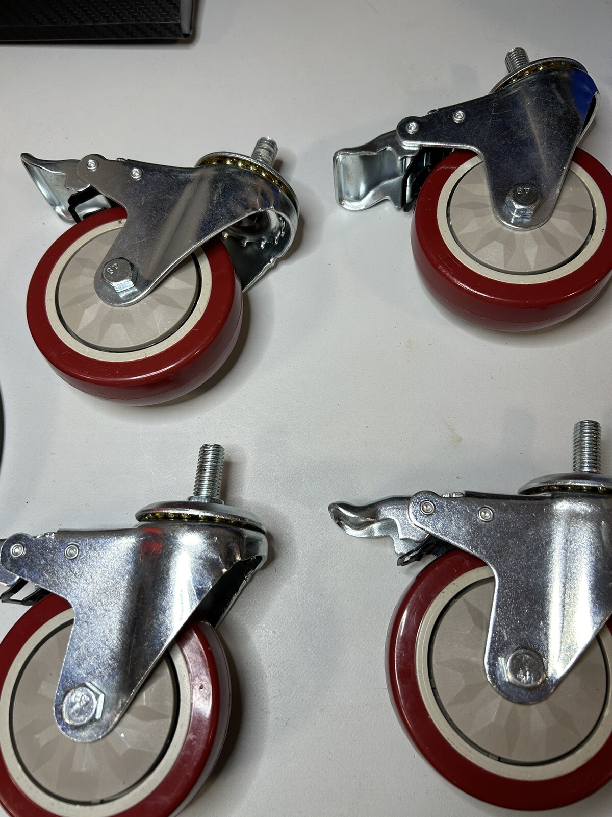 DICASAL 5 Inch Heavy Duty Stem Casters 360 Degree Swivel Durable