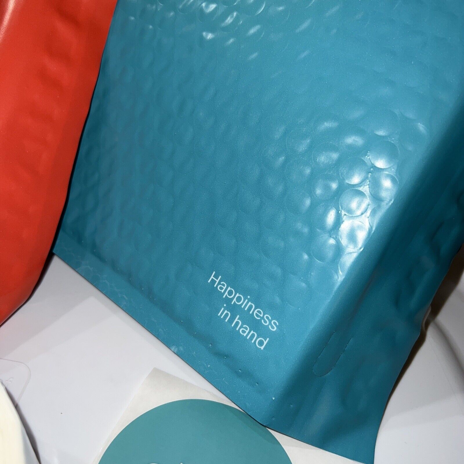25 eBay Branded Shipping Supplies STARTER KIT Teal Tape Postcards