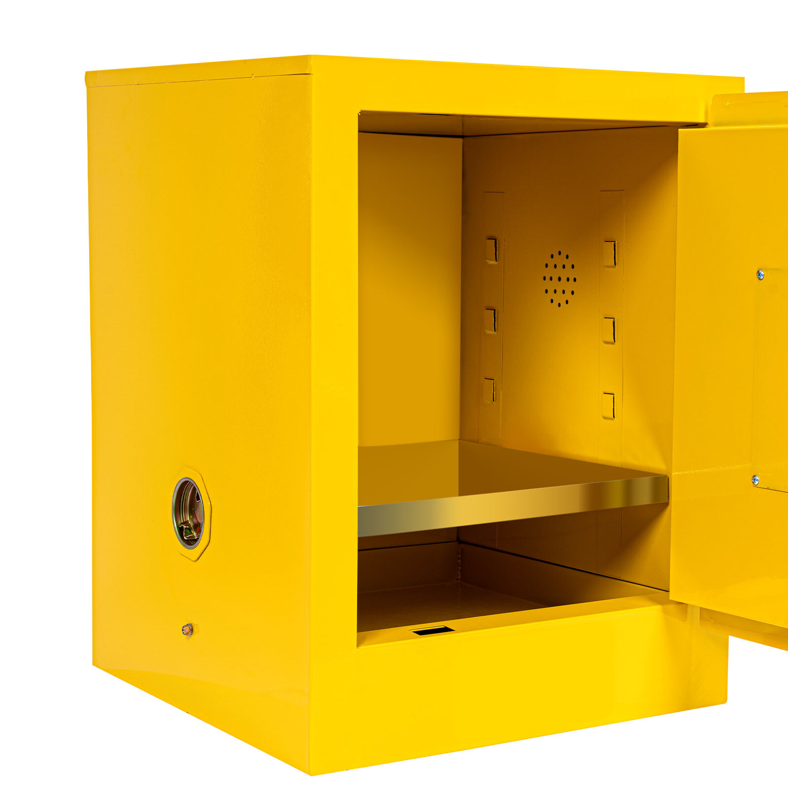 45.5L/12gal Fireproof Safety Storage Welded Cabinet Bin Flammable Liquid Storage