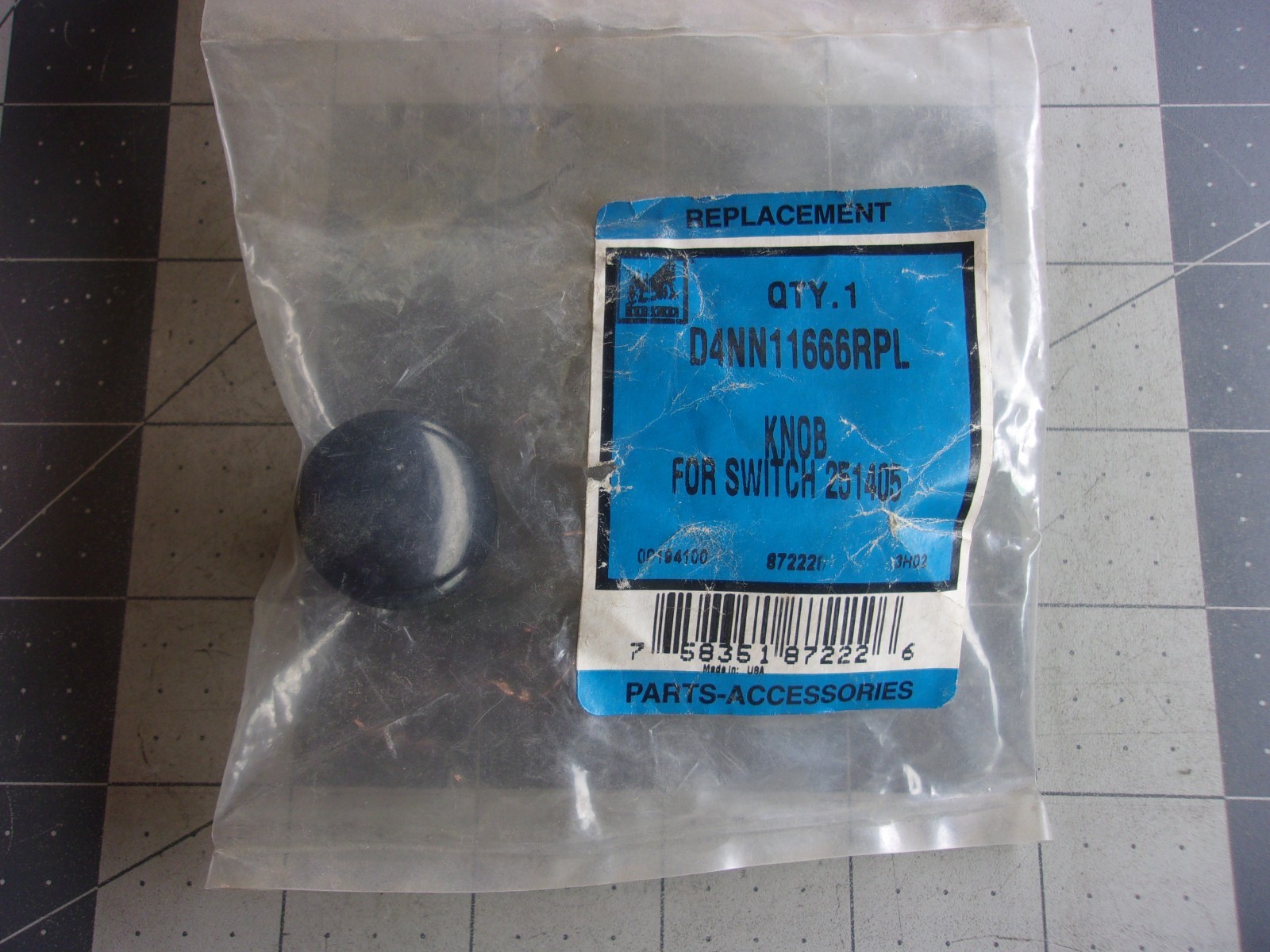 Tisco D4NN11666RPL Knob For Switch 251405