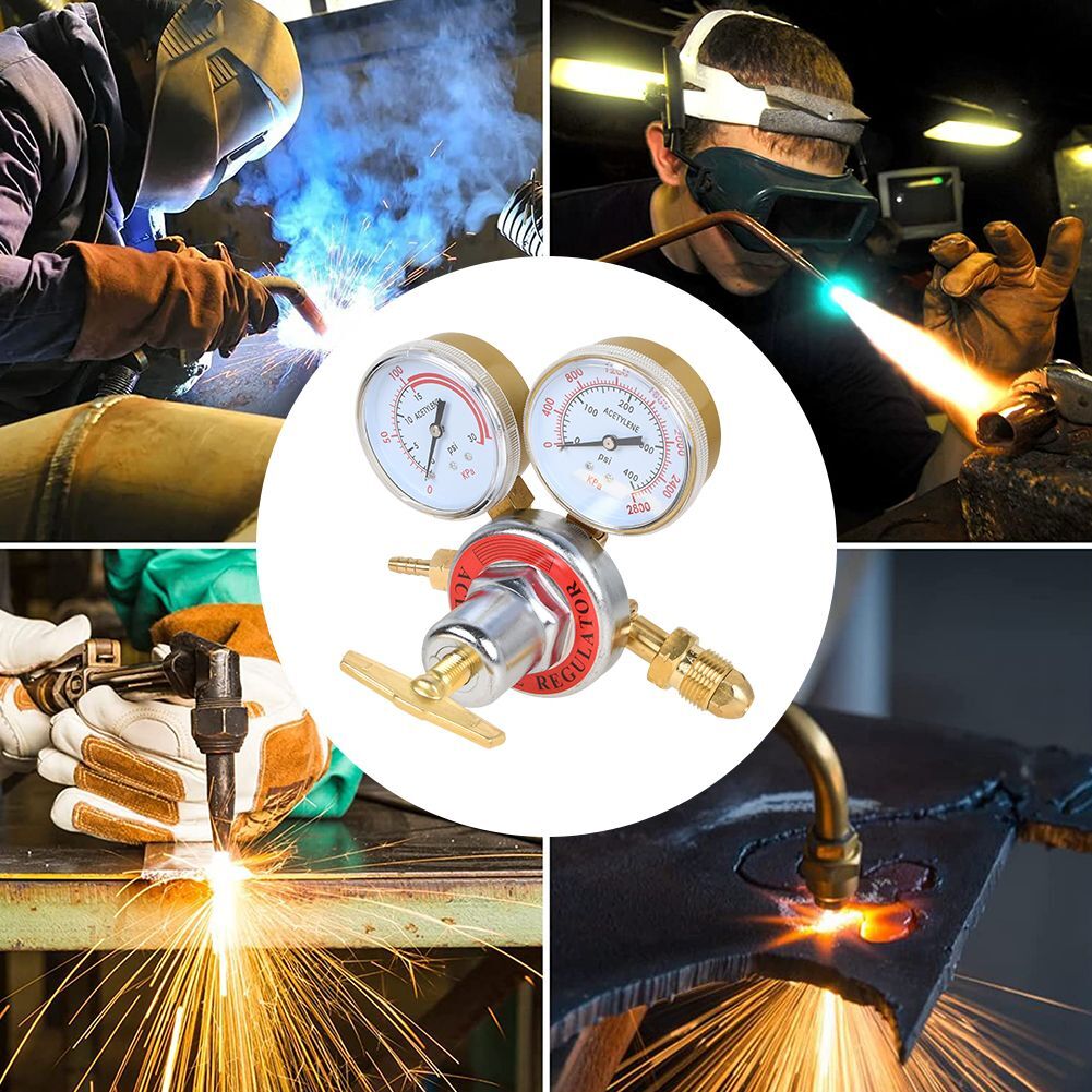 Oxygen Acetylene Regulators Combo Welding Gas Gauges CGA540/510 Welding Torch