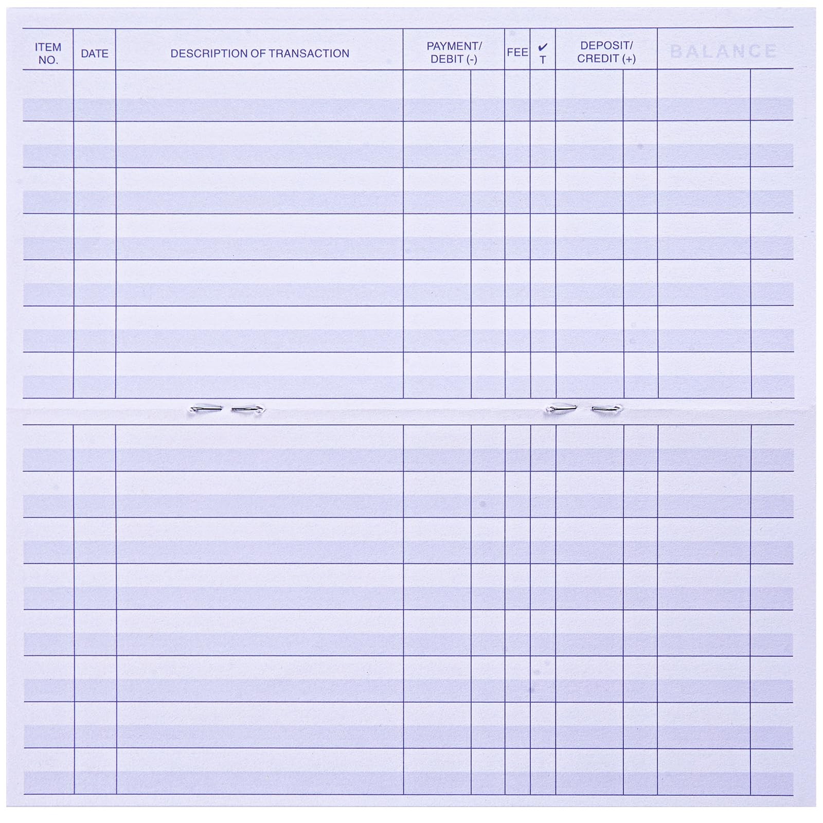 24 PCS Check Registers for Personal Checkbook, Easy to Read Checkbook Register