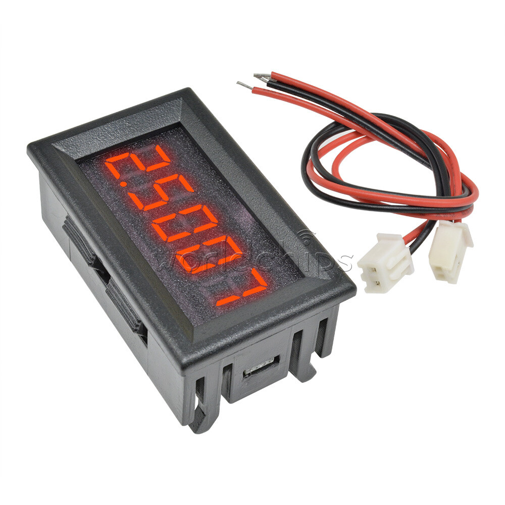DC 0-4.3000-33.000V 5 Digit Digital Voltmeter Voltage Meter Car Panel 4Wires New