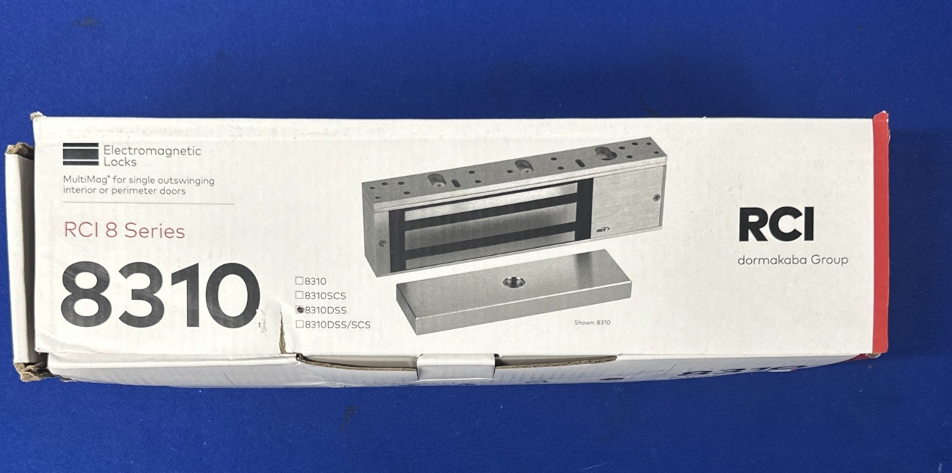 RCI 8310 MultiMag Electromagnetic Lock with Door Status Sensor