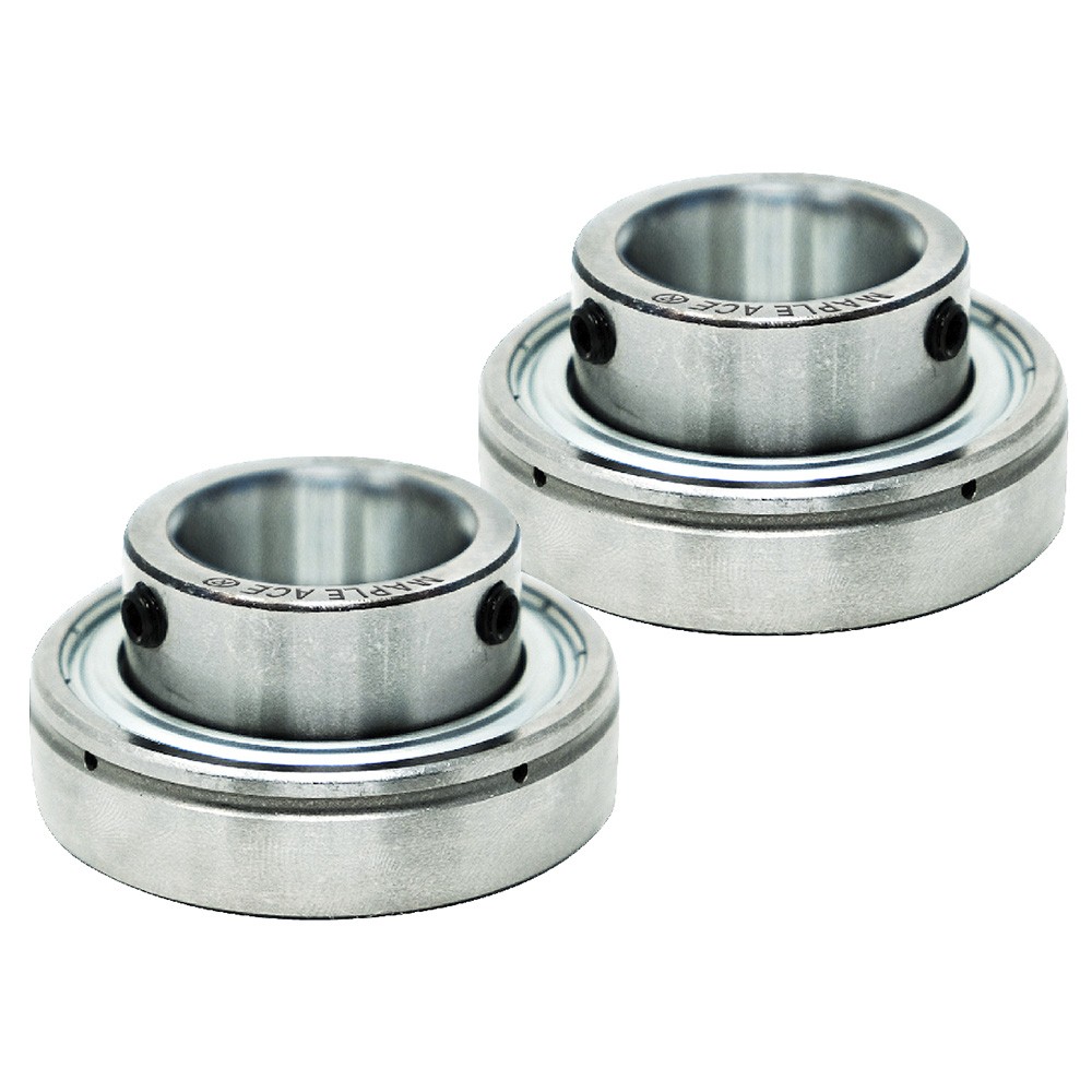 SB204-12 Insert Bearing 3/4″ Bore Spherical OD w/Set Screws (2Pcs)