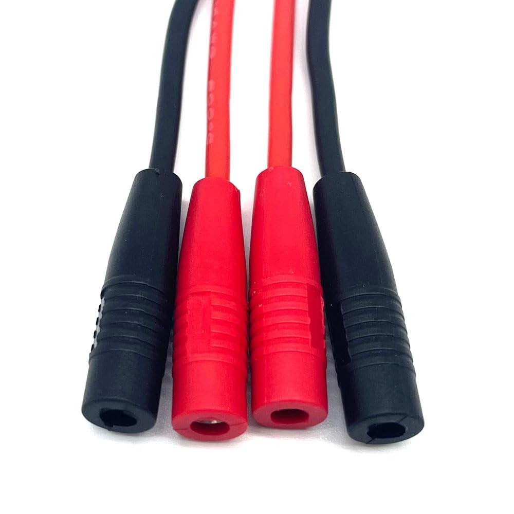 2Pcs XT60 Female to 4mm Banana Bullet Female Connector Adapter Cable 14awg 30…