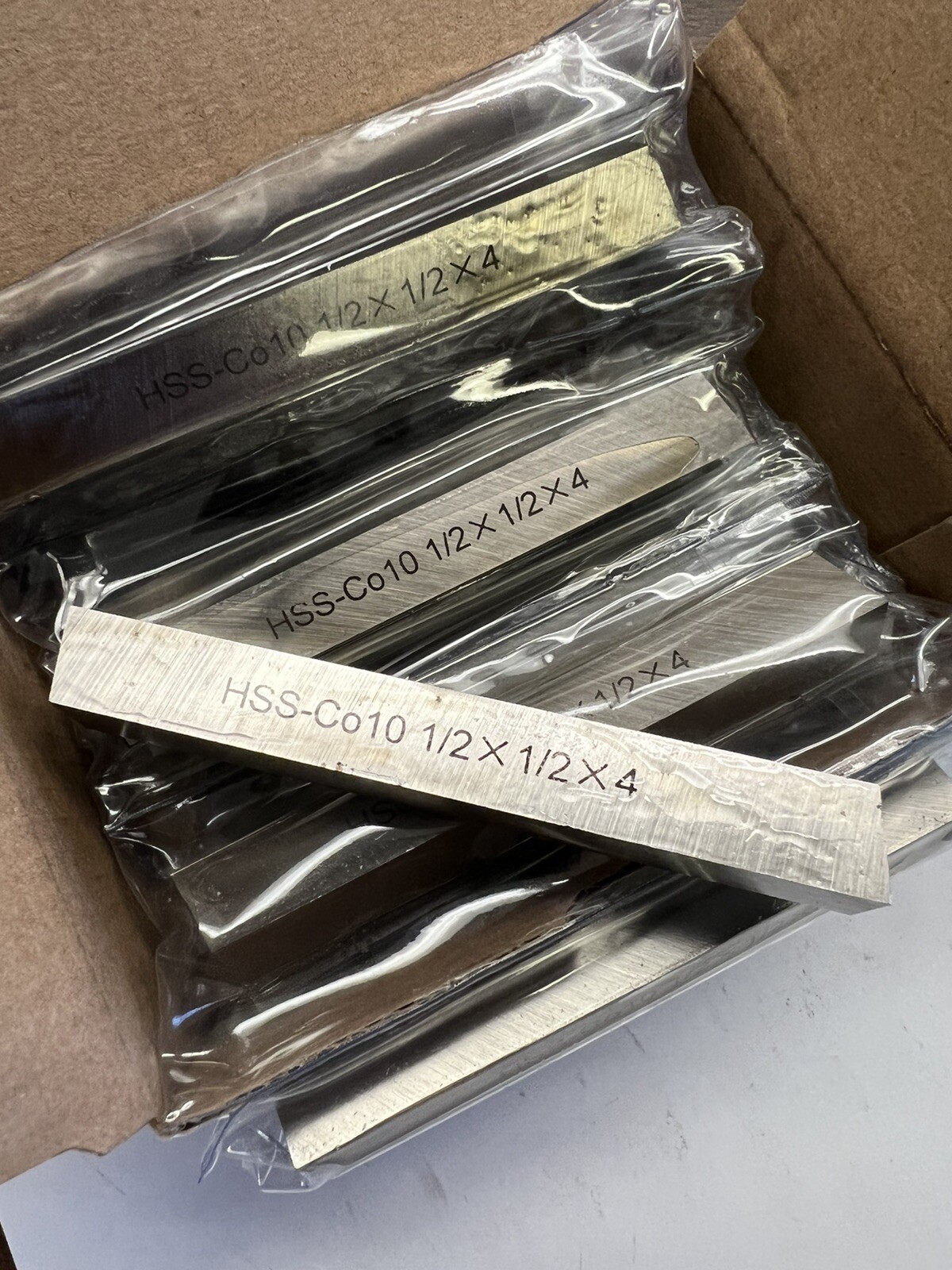 15pcs 1/2 x 4″ 10% cobalt HSS Square tool bits for $189.00 #HS-CO2B-12-new