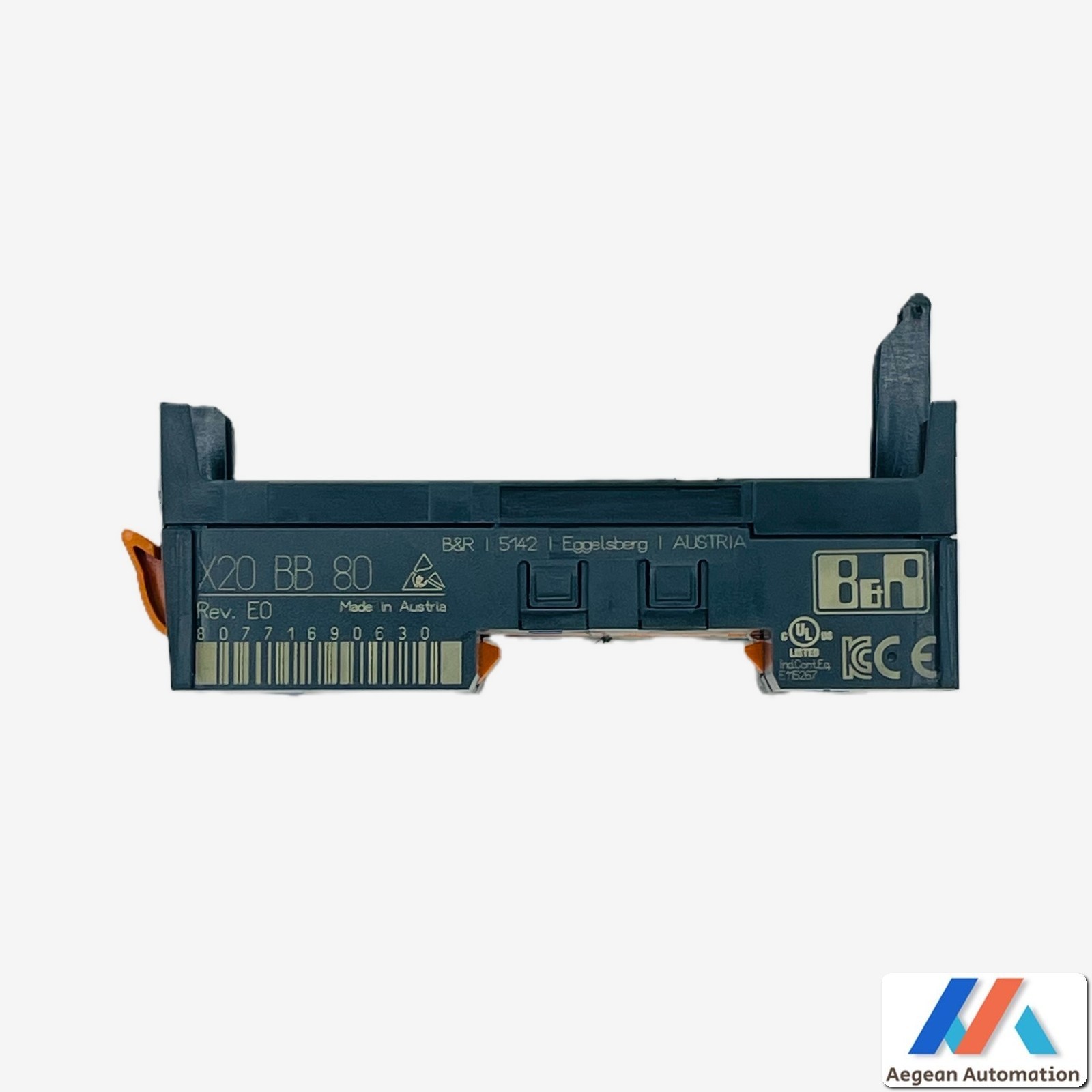 B&R X20BB80 Bus Base Module for X20 Bus Controller PLC, BB80