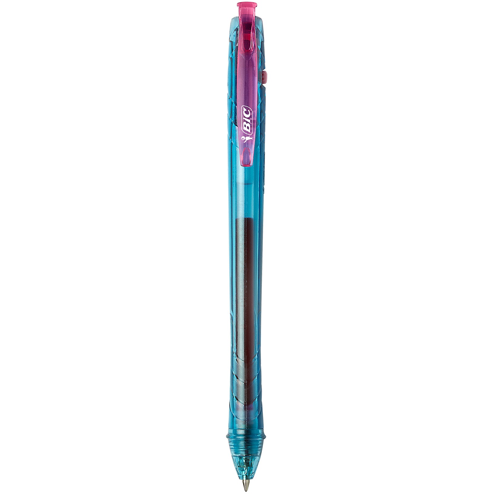 BIC Ecolutions Gel Pens, Ocean-Bound Recycled Plastic, 12-Count Pack, Assorted
