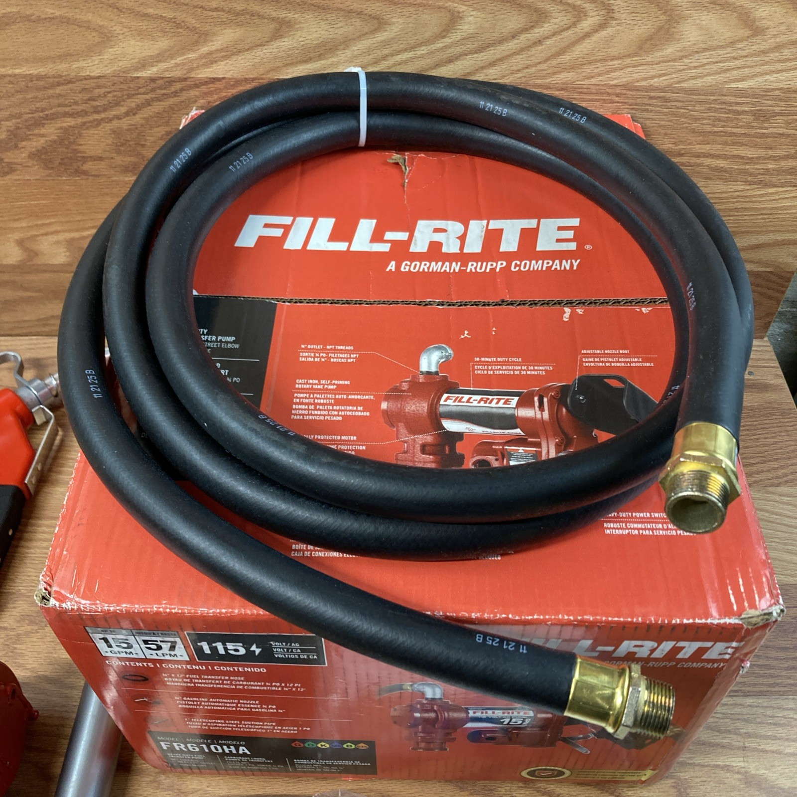 Fill-Rite FR610HA Fuel Transfer Pump 115V AC 15 GPM Max. Flow Rate 1/6 HP