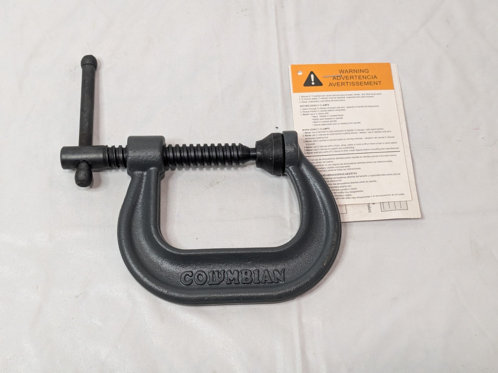 Wilton Tools COLUMBIAN 402 C-Clamp 2″ Max Opening 20301