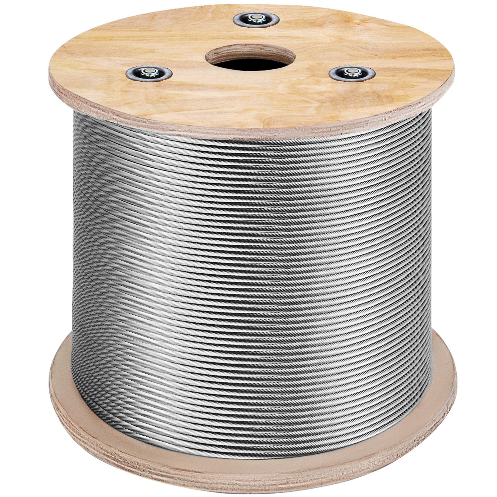 T316 Stainless Steel Cable 1/8″ 7×7 Steel Wire Rope Cable 500FT Cable Railing