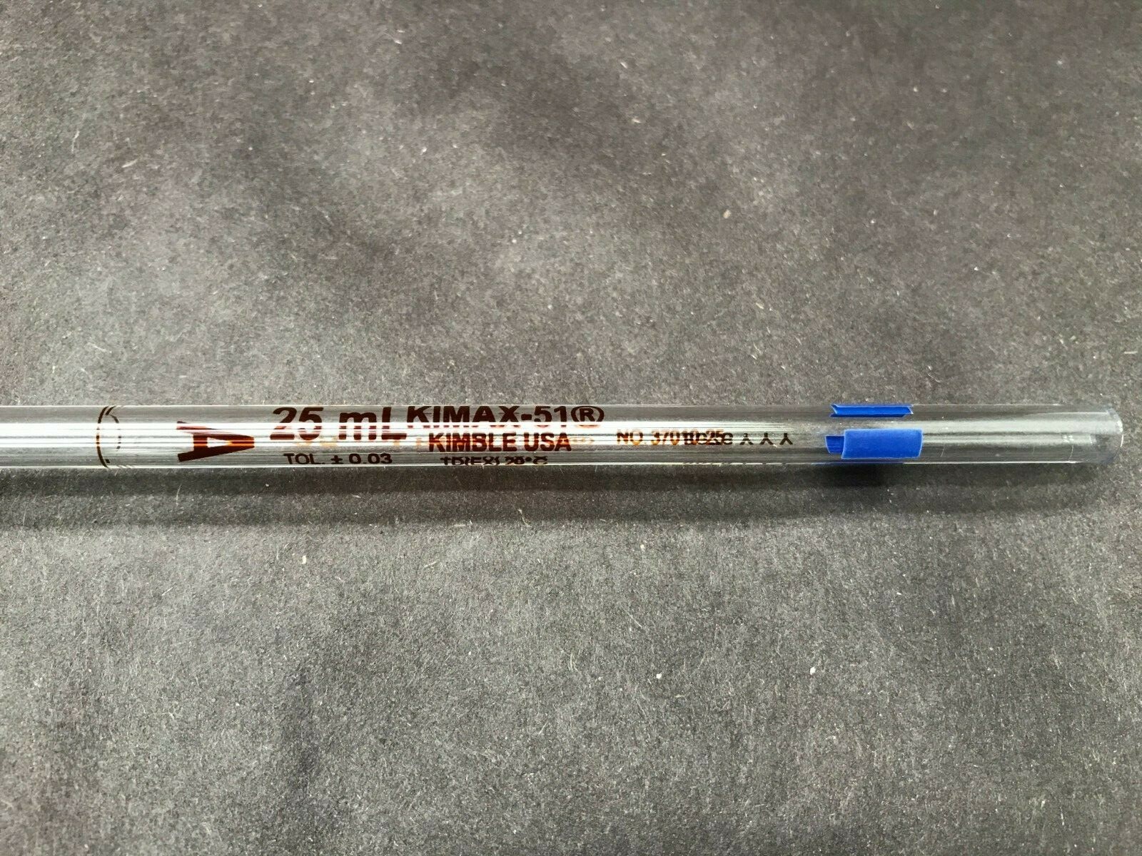 KIMAX KIMBLE Glass Class B 0.5-50mL Bulb Volumetric Reusable Pipette Pipet 37000