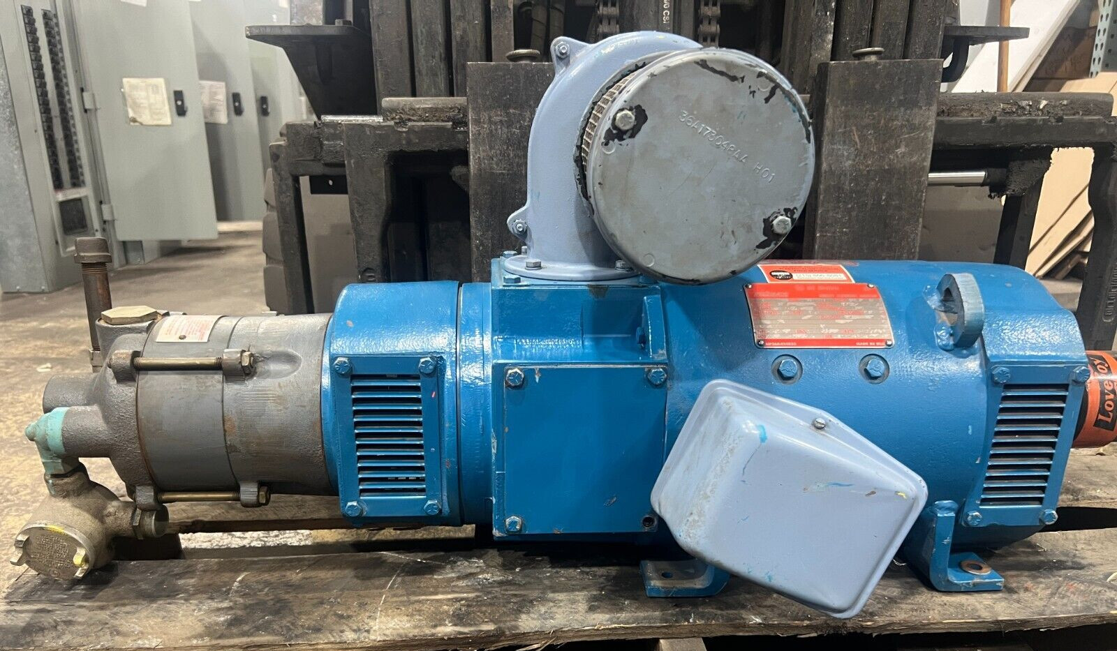 👀 GE GENERAL ELECTRIC KINAMATIC 10 HP DC MOTOR W/ COOLING BLOWER 1750/2300 RPM