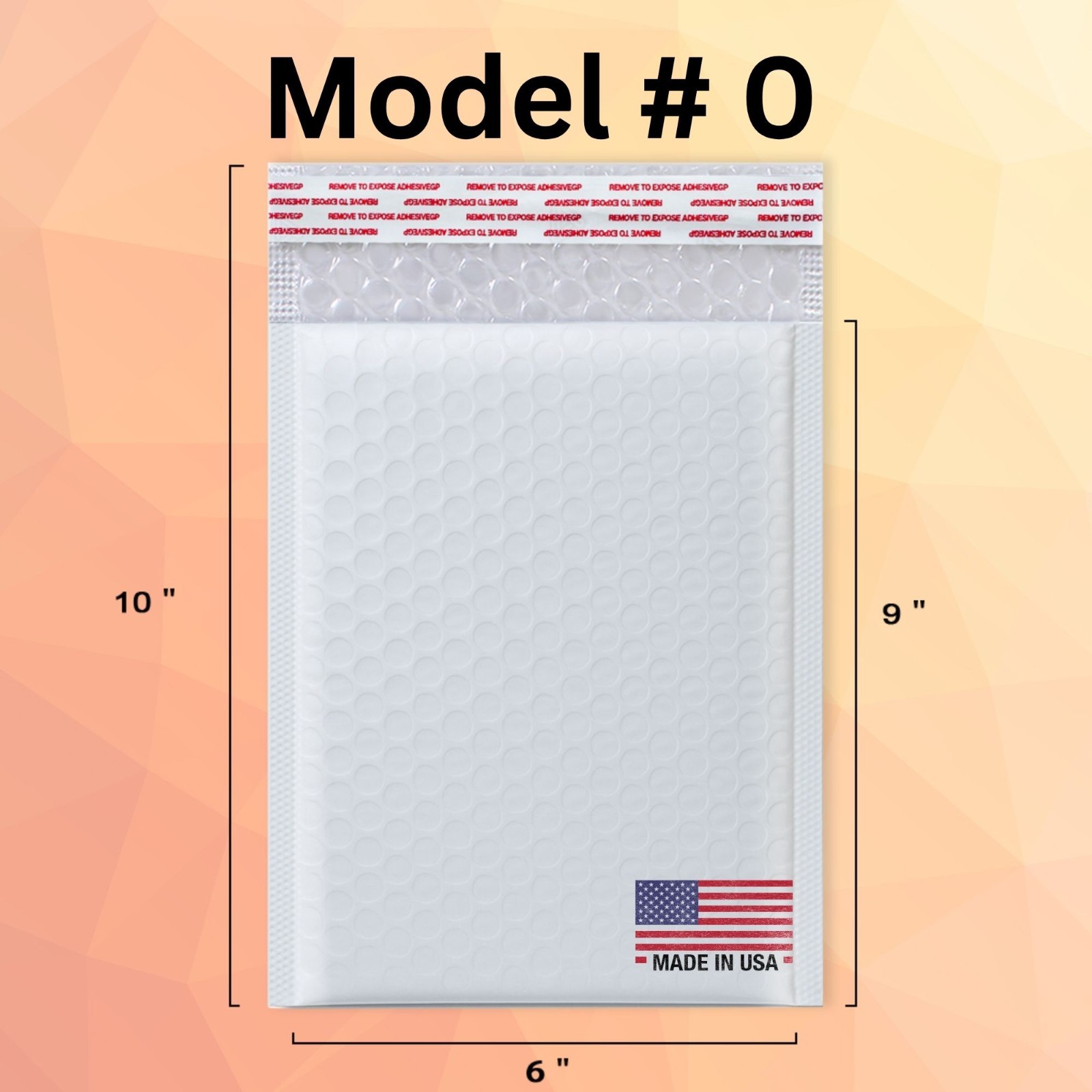1-500 #0 6×9 Poly Mailers Lightweight Self Sealing Shipping Envelope bags