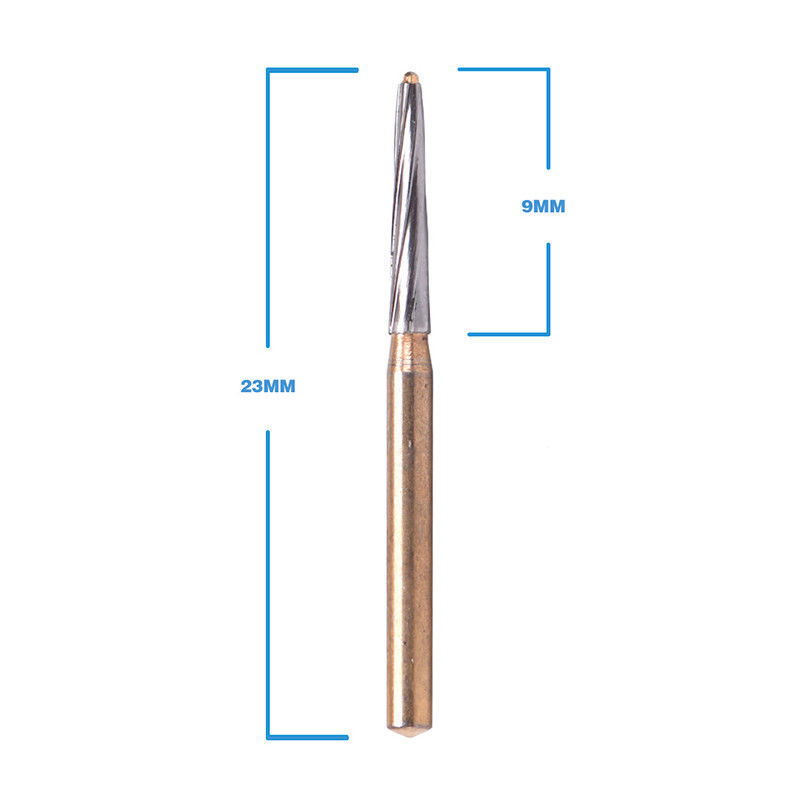 12 Pcs Dental Endodontic Tungsten Carbide Burs Set FG Endo-Z 23mm 25mm 28mm