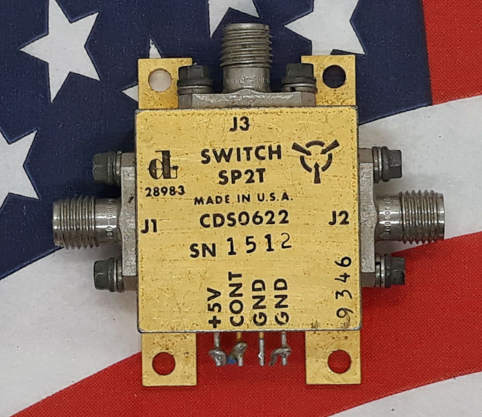 Daico Pin Diode SP2T Switch 20-2000Mhz 70dB 1 Ghz CDS0622
