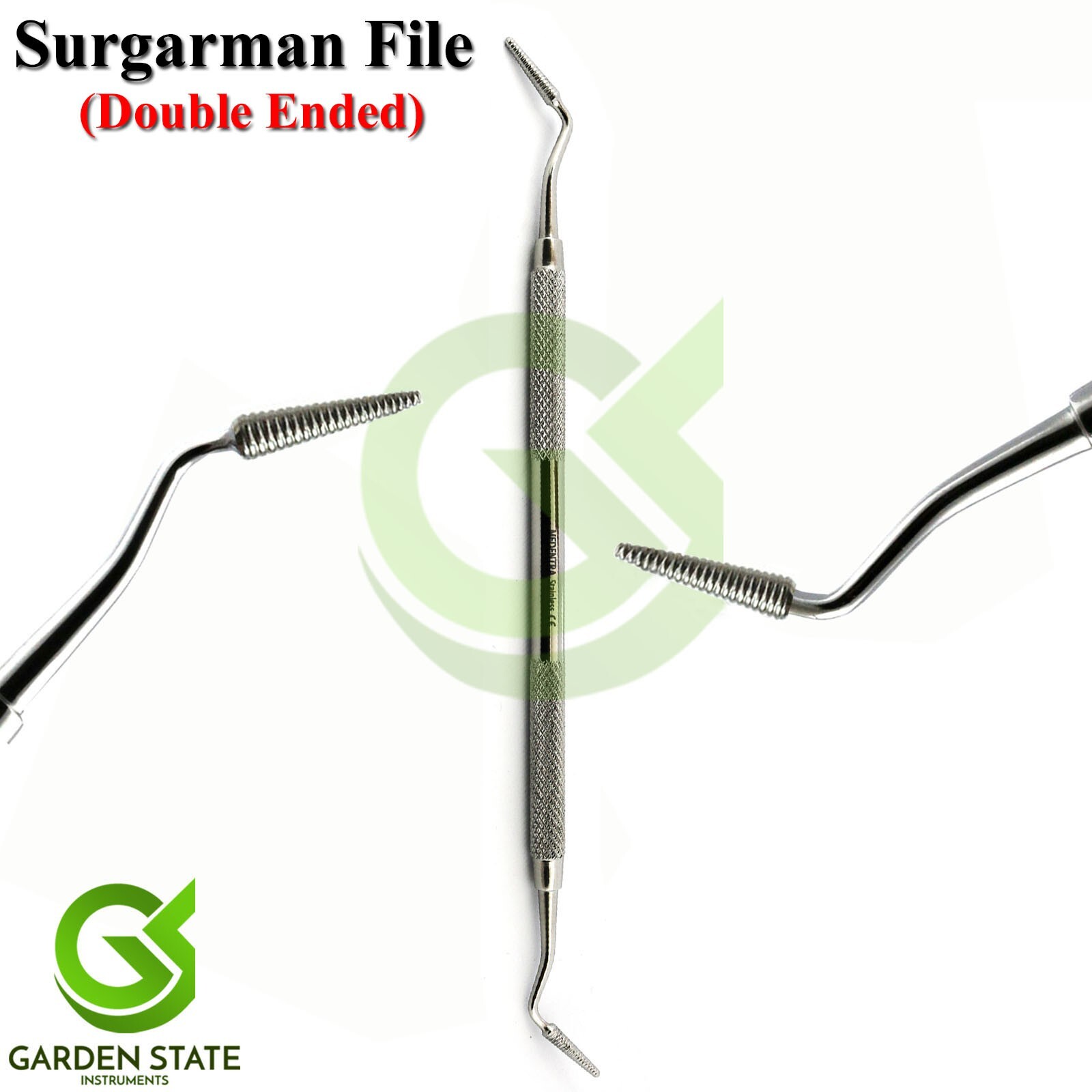 Periodontal Sugarman File 3S/4S Osseous Surgery Dental Double Ended Instruments