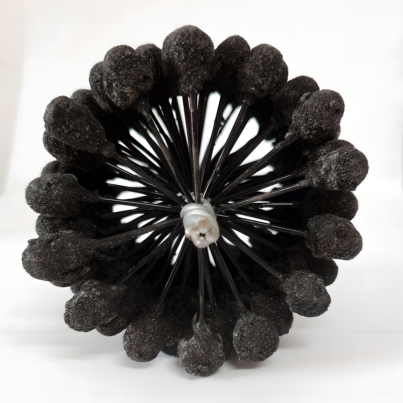 3″ 240 Grit Flexible Cylinder Ball Hone Engine Brake Hone Brush Silicon Carbide