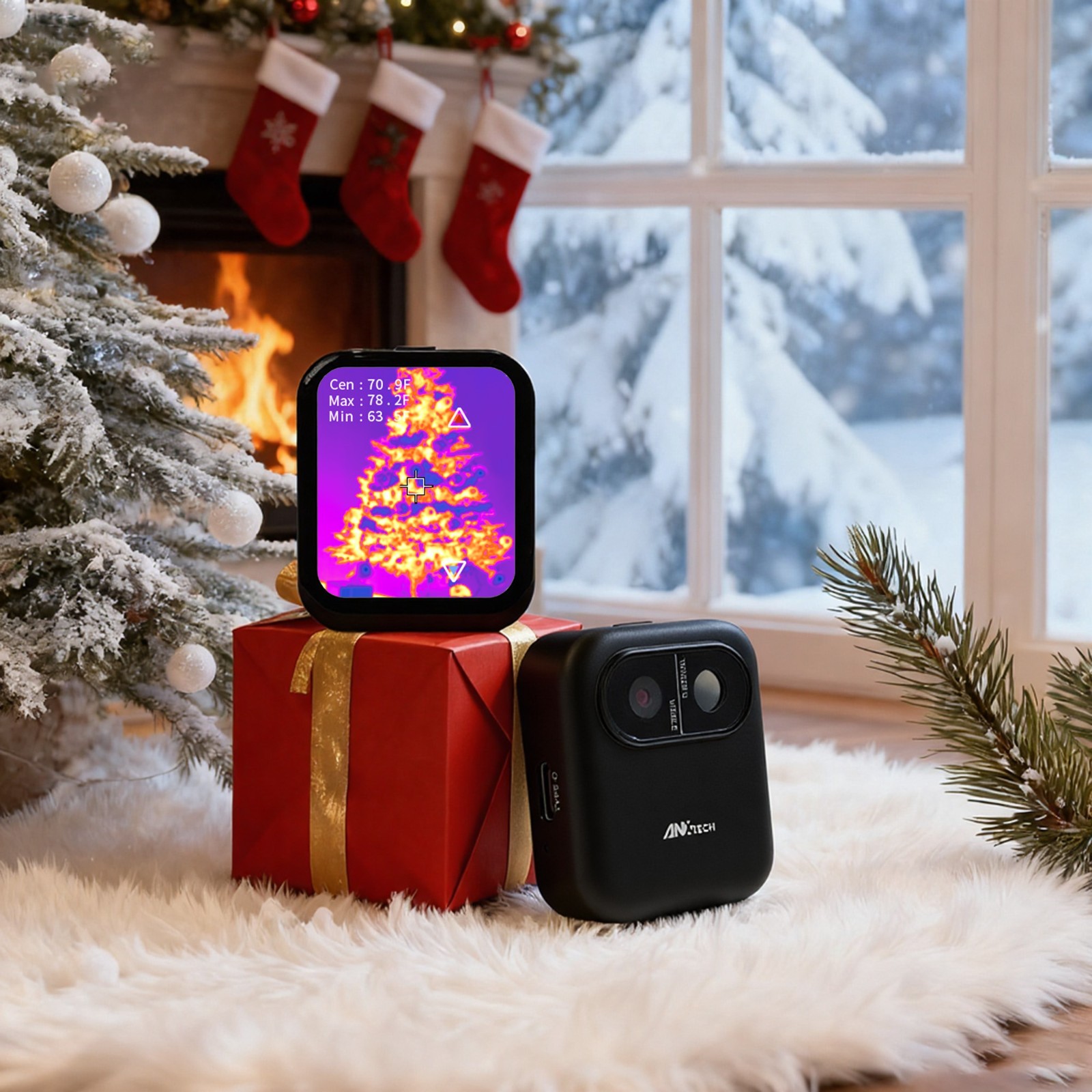 ANXTECH 80×60 Mini Infrared Thermal Imager Thermal Imaging Camera For Beginner