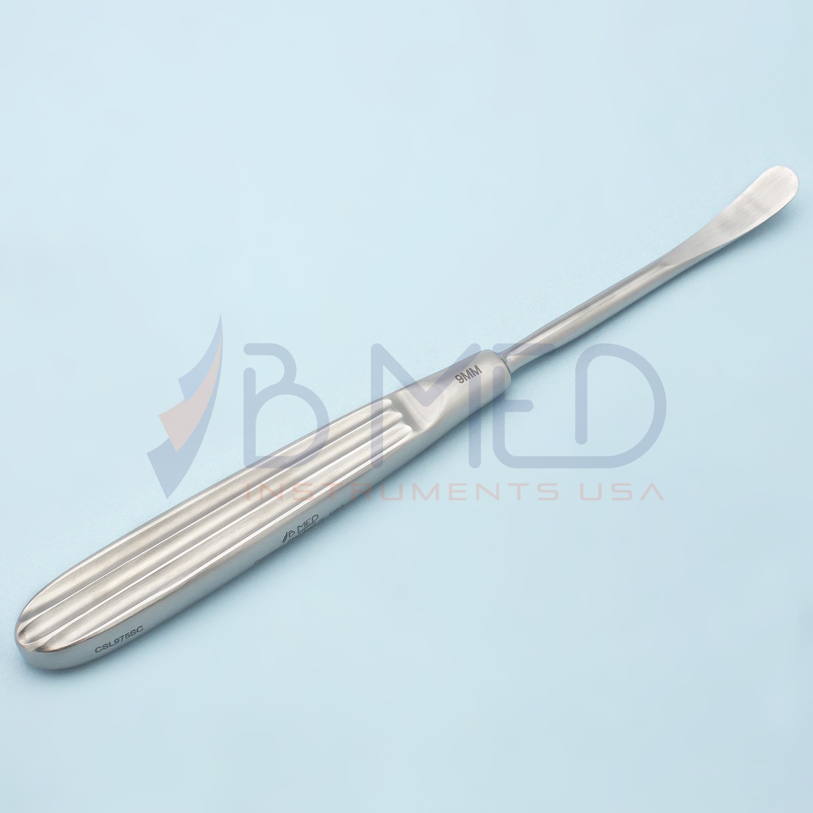 Cottle Skin Elevator 7.5″ 9mm Blade Slightly Curved Rhinoplasty Plastic Surgery