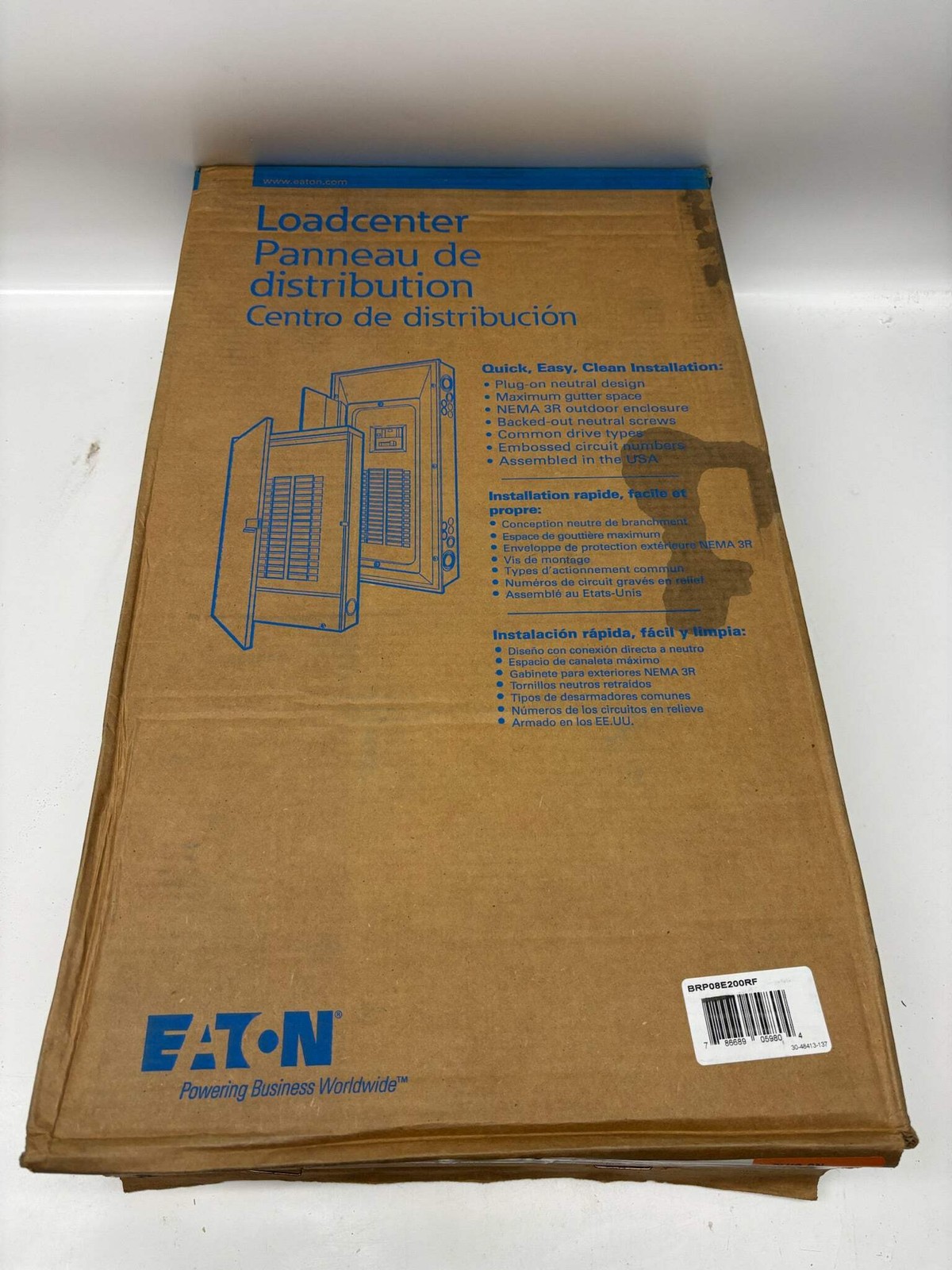 Eaton BRP08E200RF Cutler Hammer Series Plug-On Natural Design 200 AMP