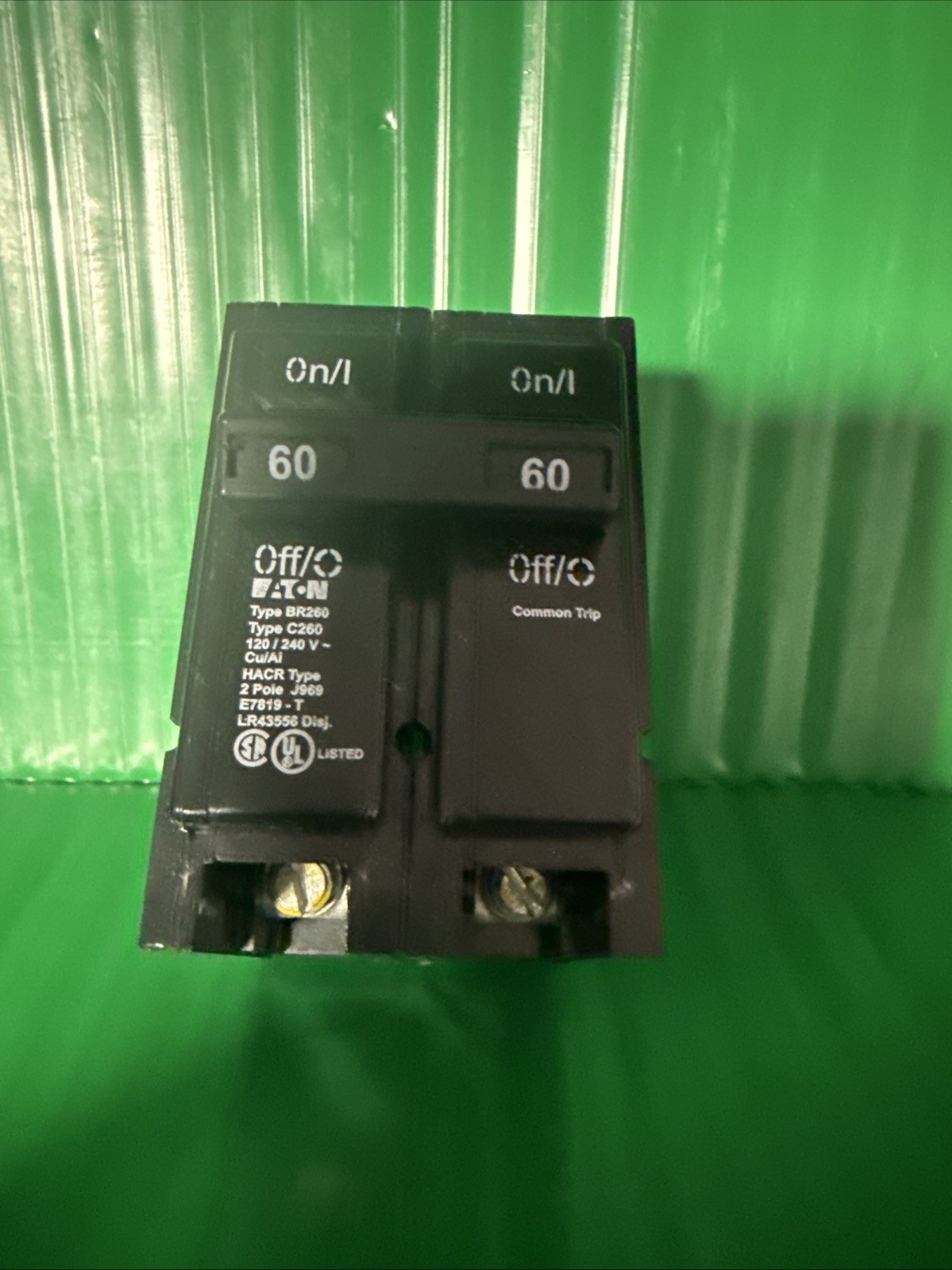 EATON BR260 60 AMP 2 POLE Breaker