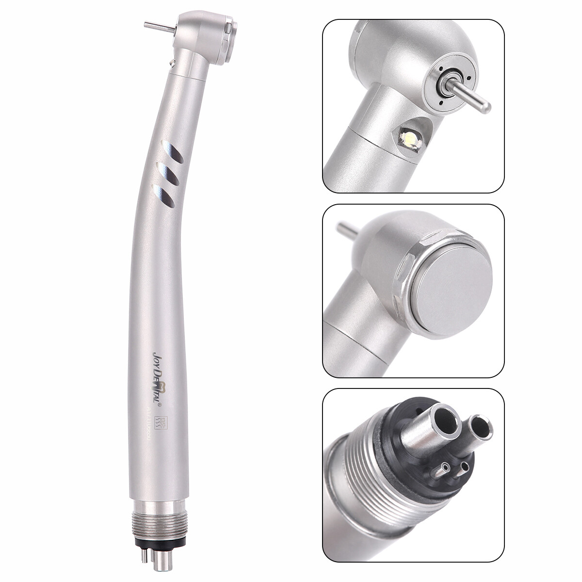 Dental Fiber Optic LED E-generator High Speed Handpiece 3 Water Spray 2/4H