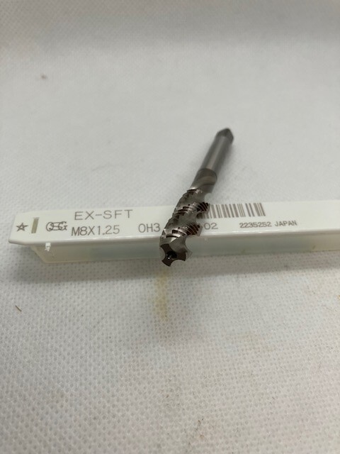OSG Spiral Fluted Tap EX-SFT M8 X 1.25 OH3 EDP:18102