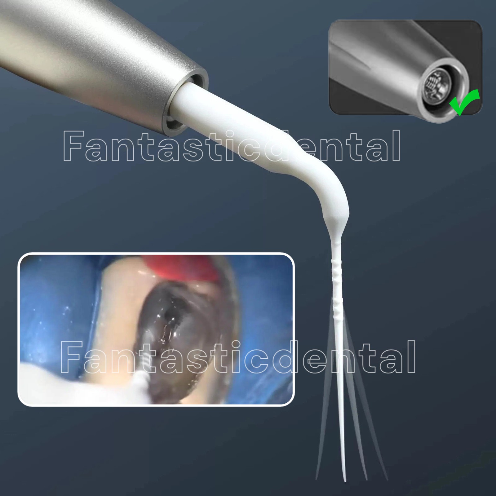 Dental Endo Activator Irrigation Tip Fit VDW Eddy Irrigator Sonic Powered Tips