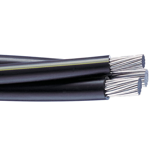 Erskine 6-6-6 Triplex 70 Amp Aluminum URD Direct Burial Cable 600V