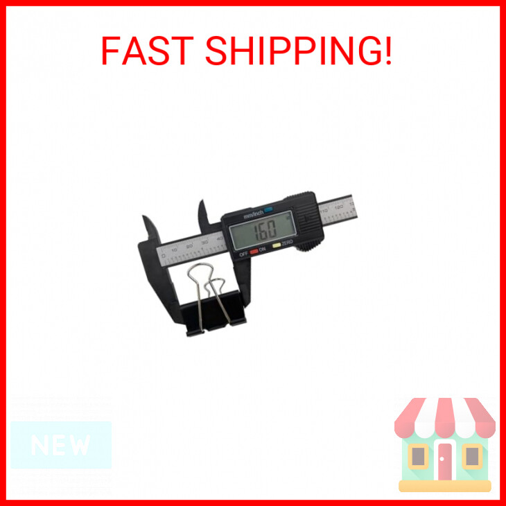 DSTELIN Large Binder Clips 1.6-Inch (24 Pack), Big Paper Clamps Clips for Office