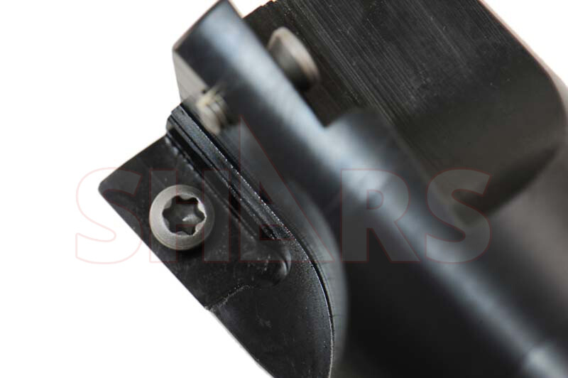 SHARS 1-1/2″ 90° INDEXABLE FACE END MILL R8 ARBOR 4FL APKT CERT Save $158 P[