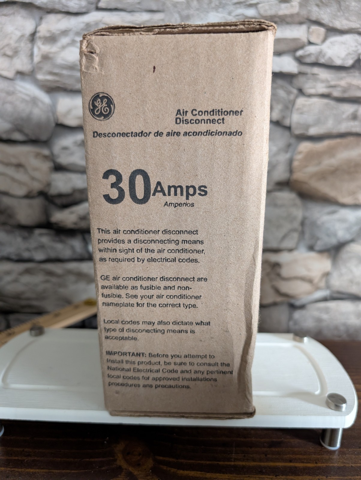 Genuine GE Air Conditioner Disconnect TF30RCP 30 Amps Fusible NEW Boxed