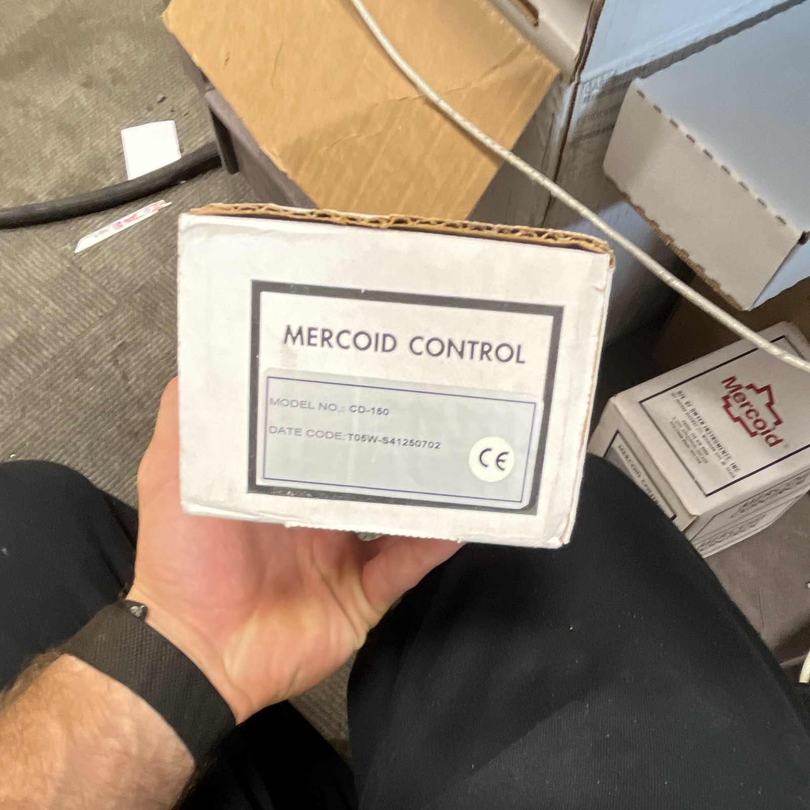 Mercoid CD-150 Refrigeration Controller Pressure Switch 120V AC 15A On/Off