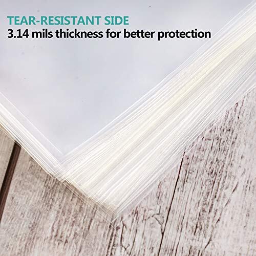4” X 6” 1000 Clear Resealable Cellophane Cello Bags Self Seal – Fits 4X6