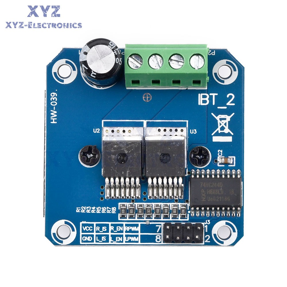 1/2/5/10PCS Double BTS7960B 43A Stepper Motor Driver DC H-Bridge PWM For Arduino