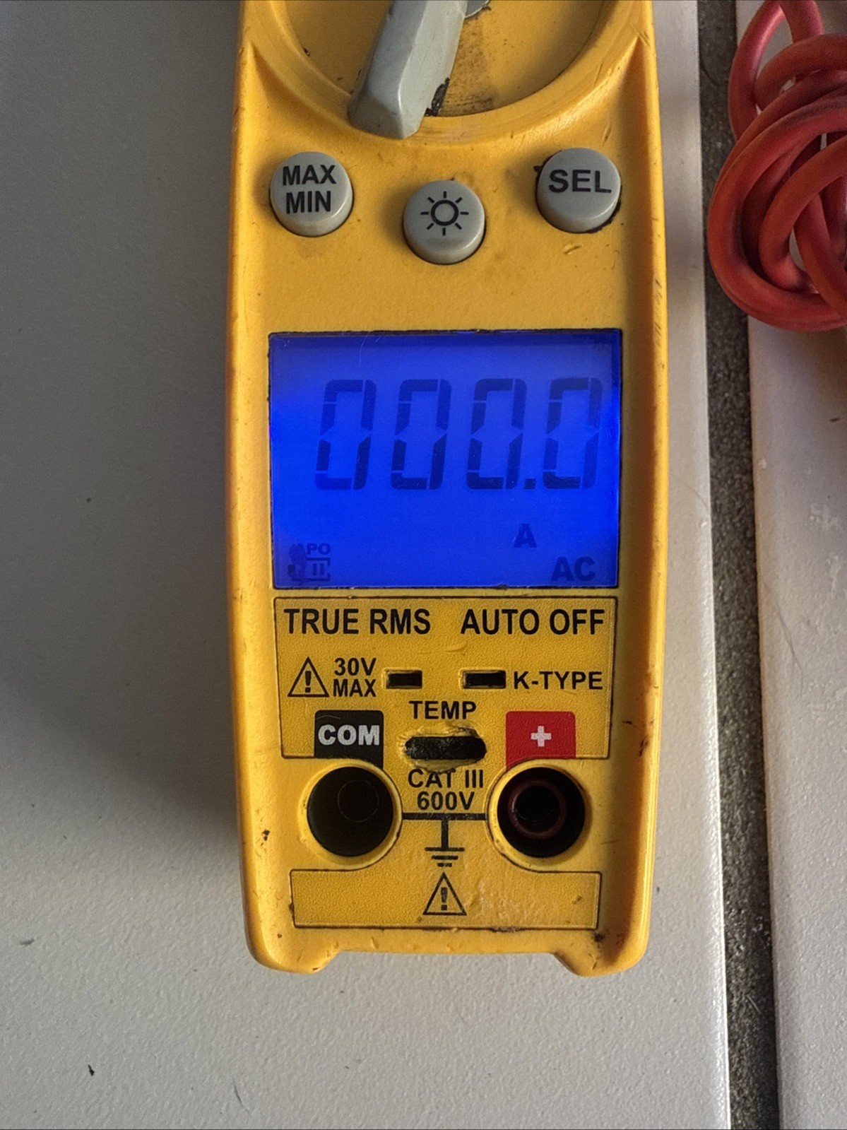 Fieldpiece SC54 TRUE RMS Clamp meter 600V 400A CAT III Temp Type K Works Leads