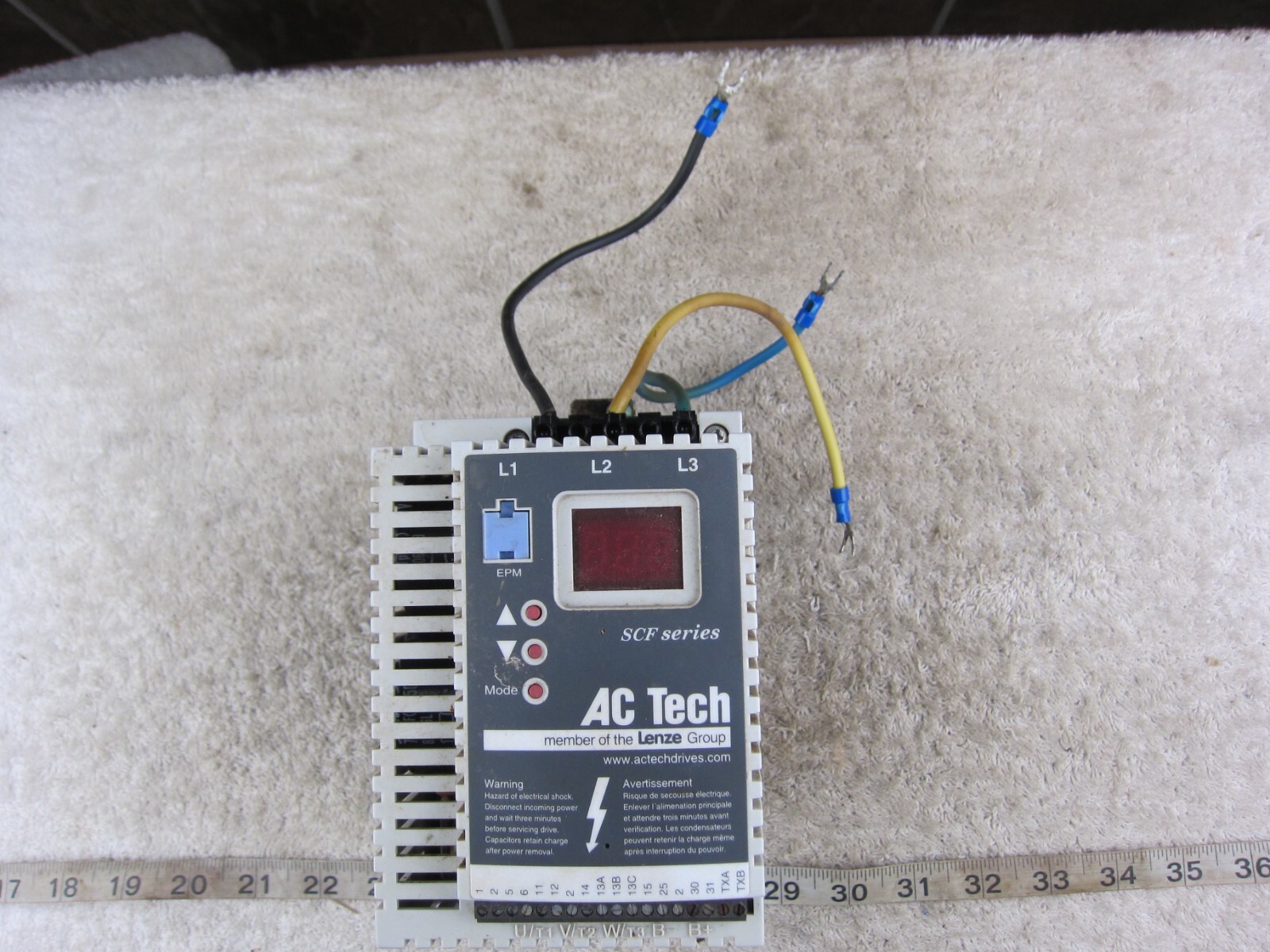 AC Tech Lenze SF550P-103 5Hp 3P 480V Variable Speed AC Motor Driver, Used