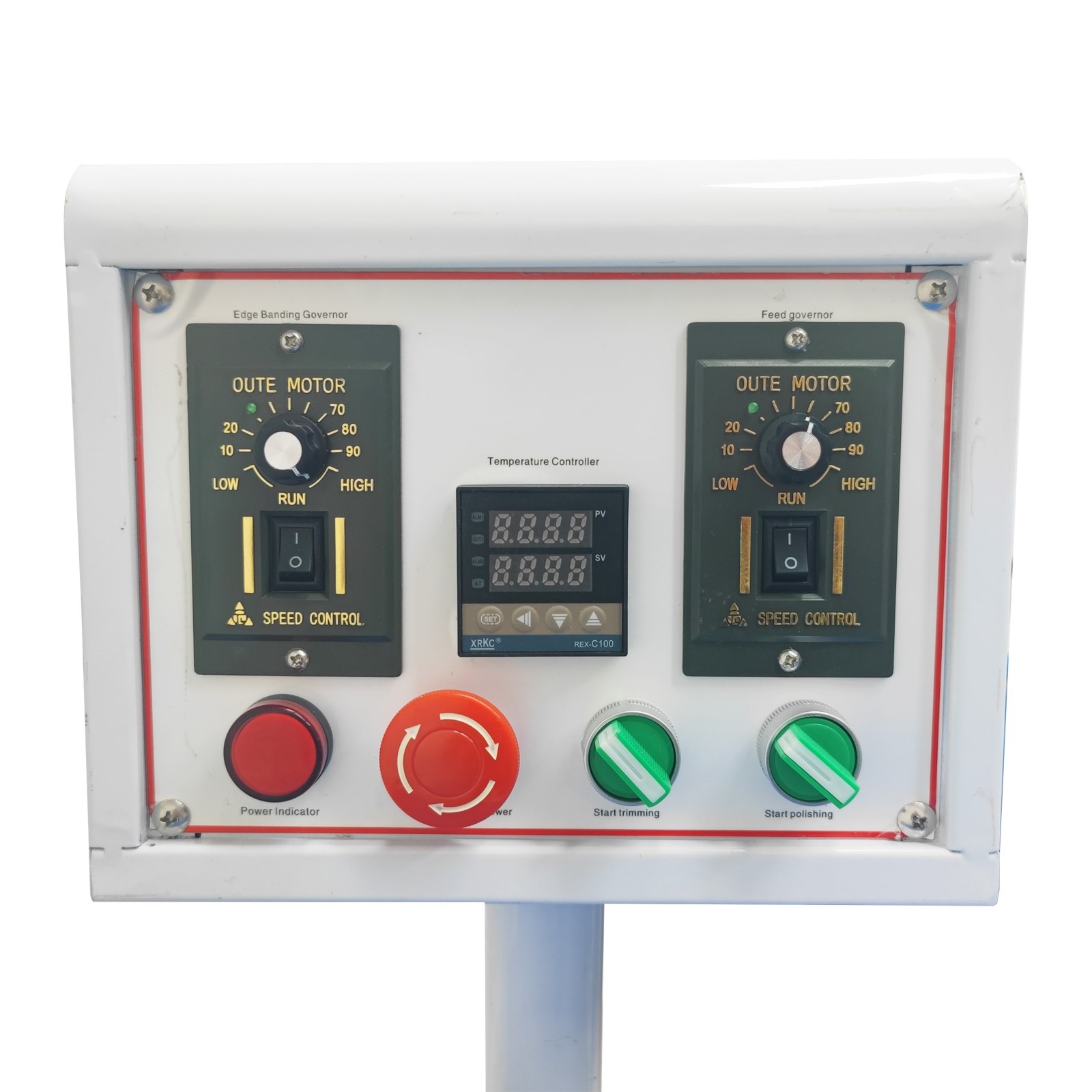 110V Woodworking Edge Bander Edge Banding Machine for Straight and Curved Edges