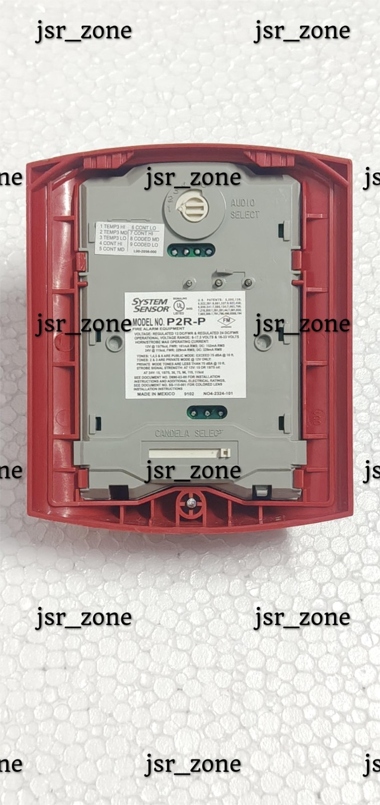 System Sensor P2R Fire Alarm Horn Strobe Red Wall Mount New System Sensor In Usa