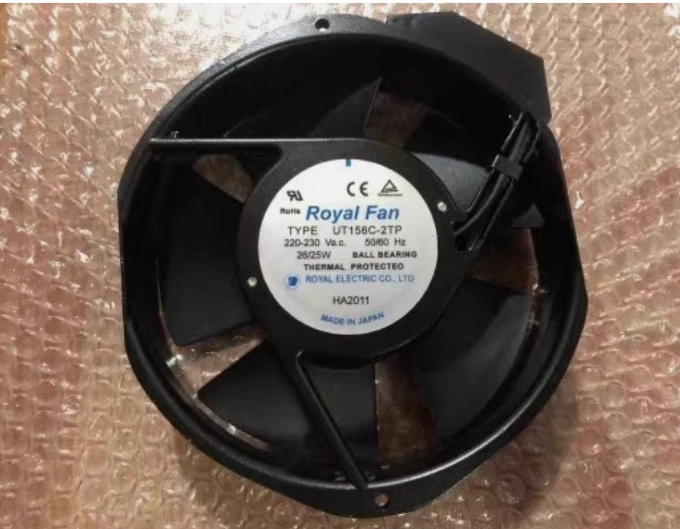 ROYAL FAN TYPE UT156C-2TP 220-230V 26-29W Metal Cooling Fan