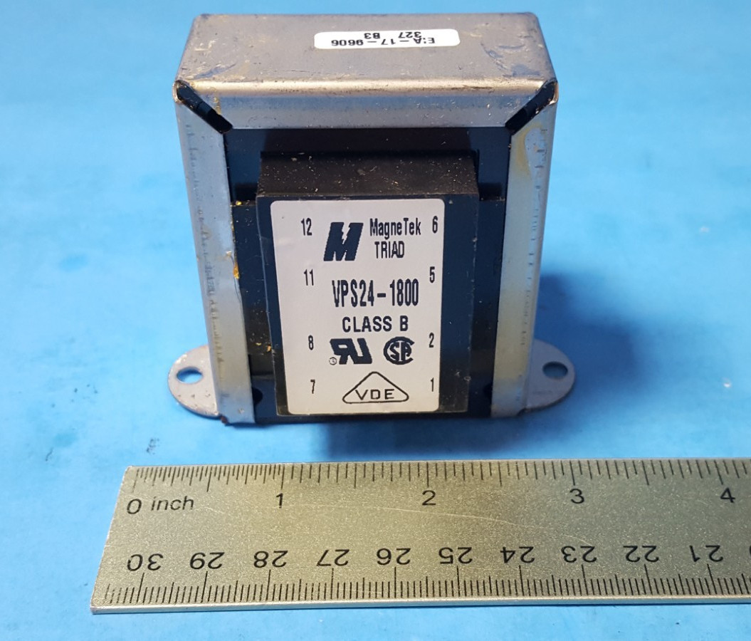 Power Transformer, VPS24-1800, Triad Magnetics, POWER XFMR 24.0Vct at 1.80A