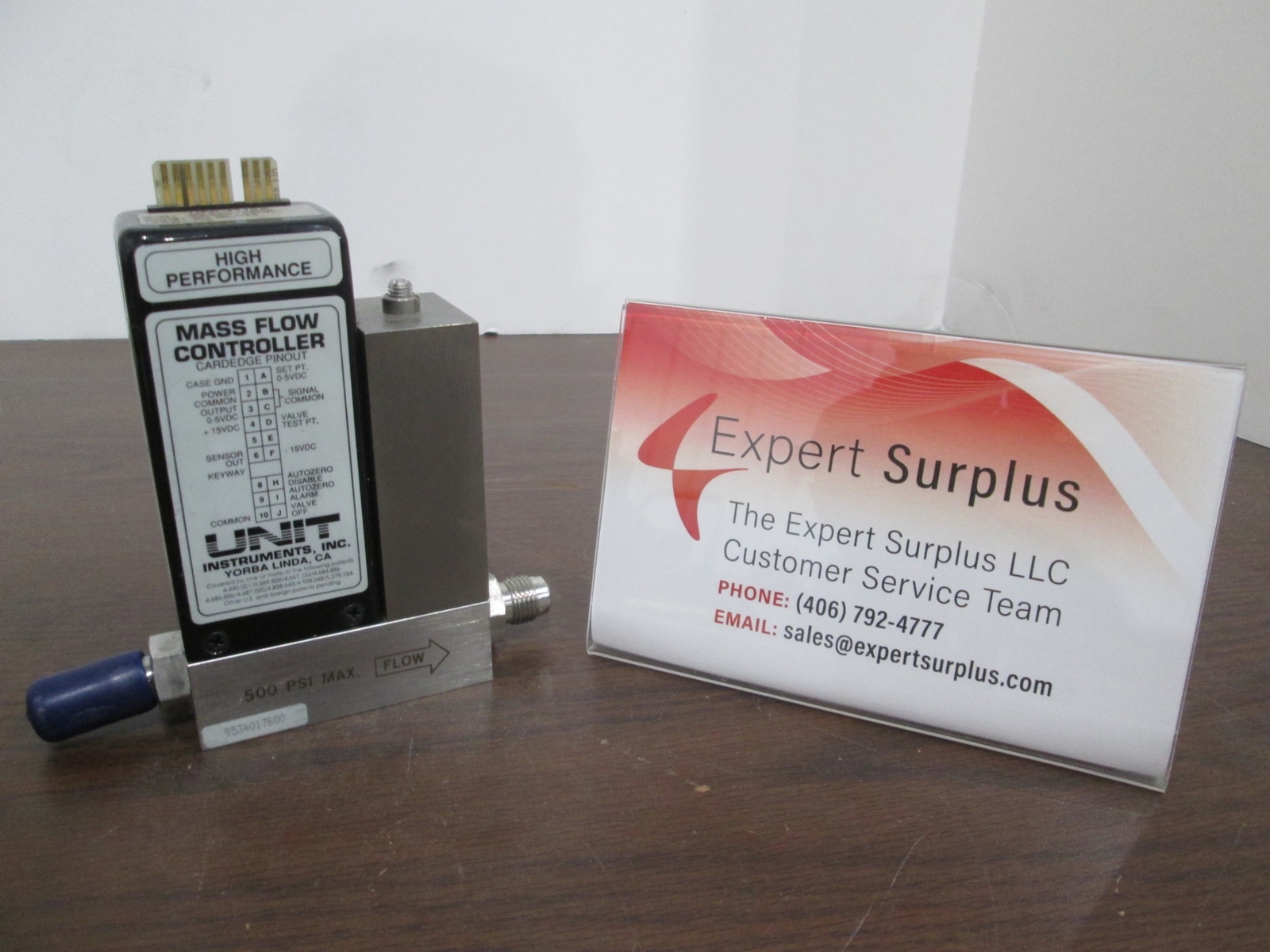 Unit, UFC-1110A, 20 SLPM, H2, Mass Flow Controller, 1/4″ Port, Used